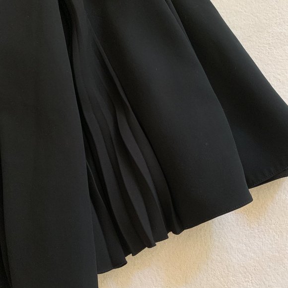 Dior dark navy mini pleated silk skirt FR 36 2 4 - Picture 10 of 12